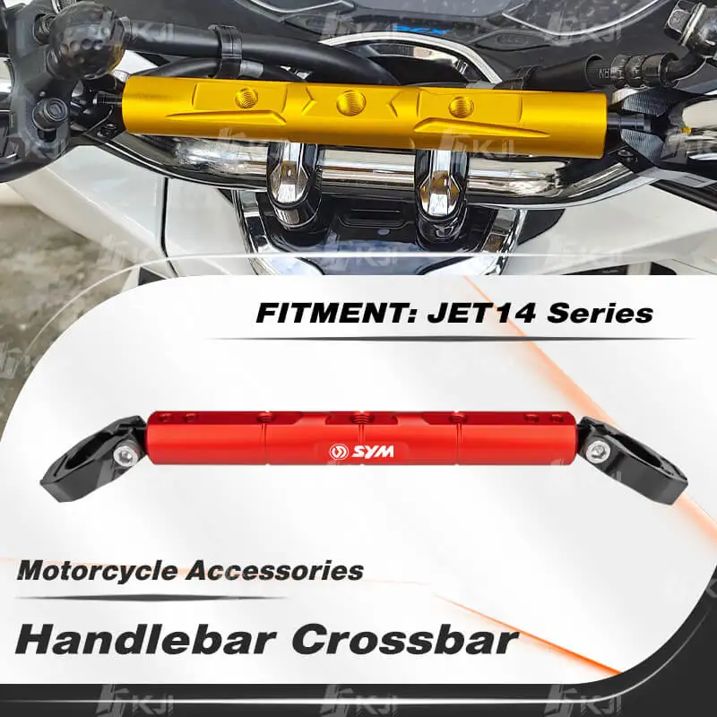 For SYM JET14 200/125/50 Handlebar Crossbar 22mm Universal Balance Bar Bracket Extender Extension Motorcycle Accessories Parts