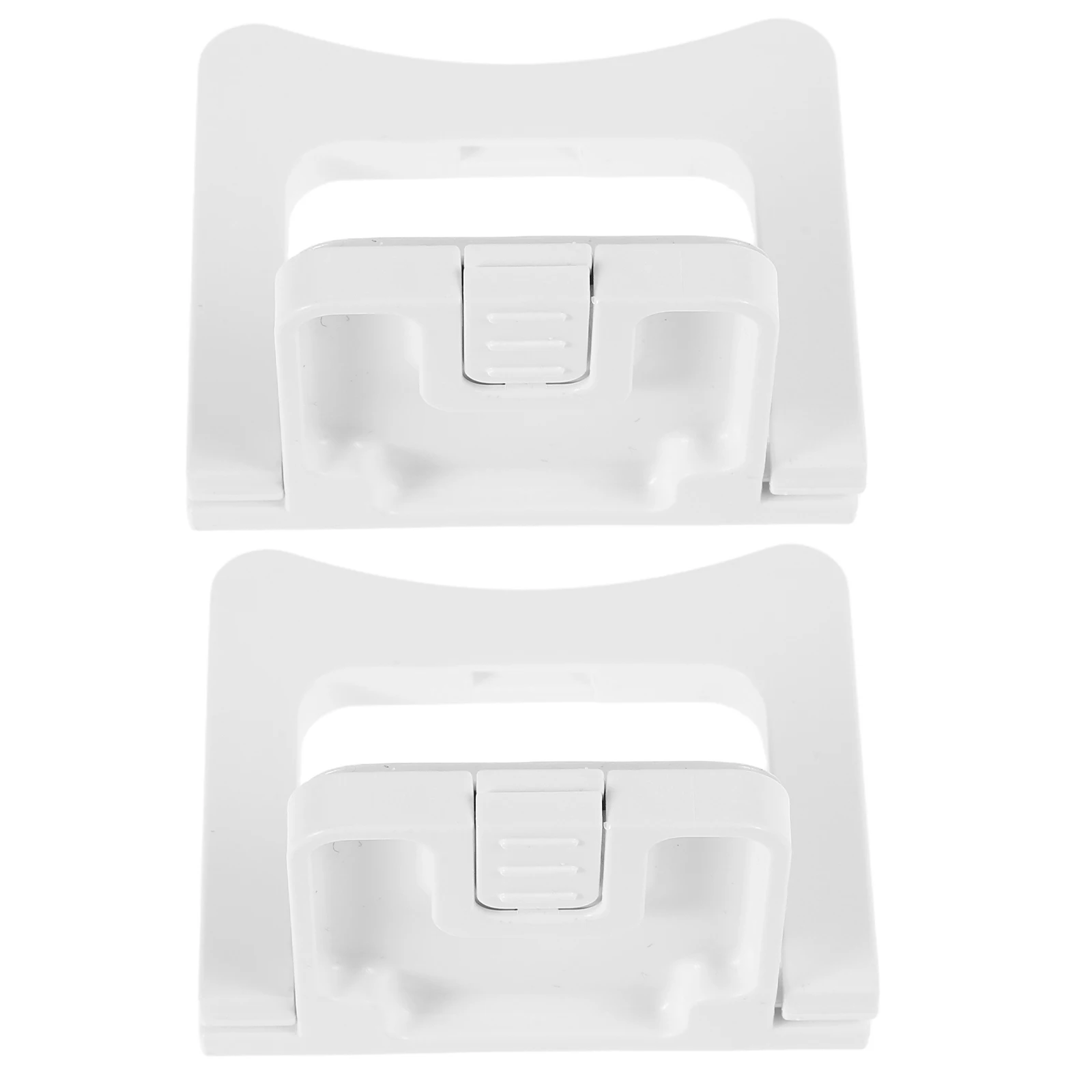 

2Pcs Child Safety Lock Cabinet Latches White Plastic Durable Sliding Baby Proof Kitchen Bathroom Toddler Locks