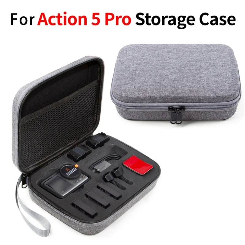 EVA Storage Case For Action 5Pro Camera Carrying Case, Protective Organizers Storage Bag Adventure Accessory Handbag