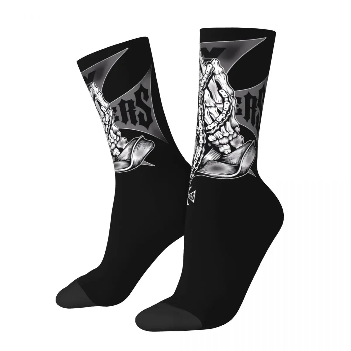 3D printing cosy Unisex Socks,Cycling West Coast Choppers Cross Frame Interesting Four Seasons Socks