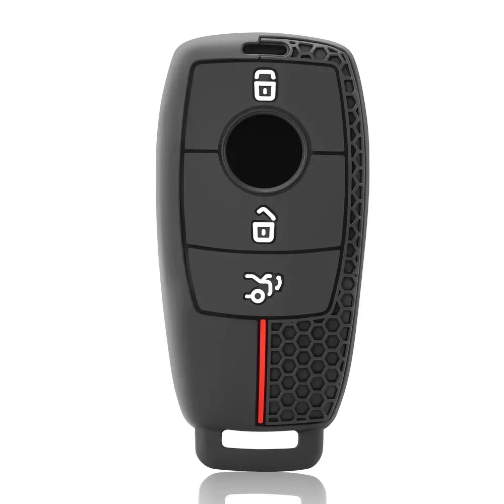 Silicone Car Remote Key Case Cover for Mercedes Benz A C E S G Class GLC CLE CLA GLB GLS W177 W205 W213 W222 X167 AMG image 6