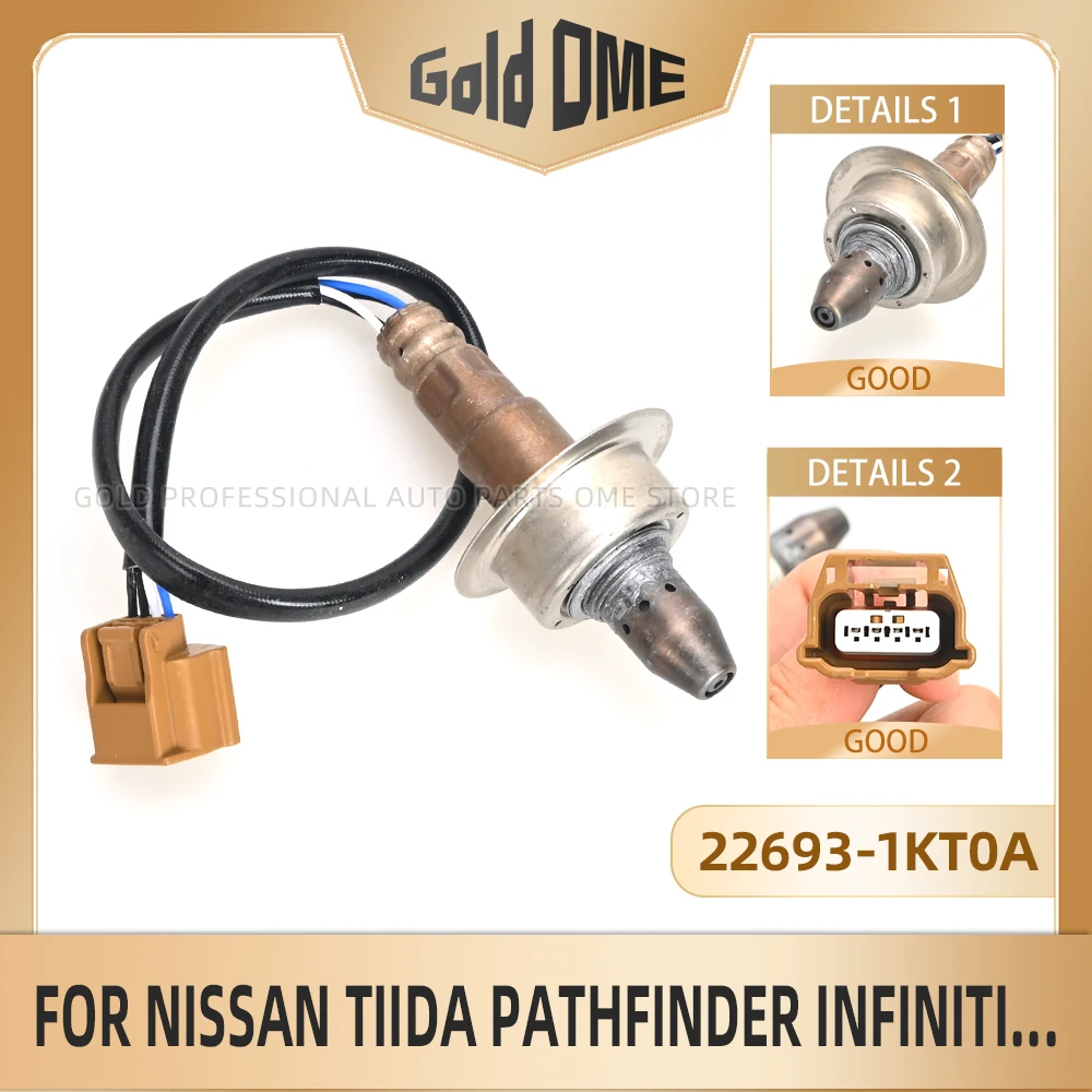 22693-1KT0A 211500-7510 czujnik tlenu O2 dla NISSAN Frontier Versa Pathfinder INFINITI QX60 ESQ 1.6L 2.5L 234-9127 226931 kt0a