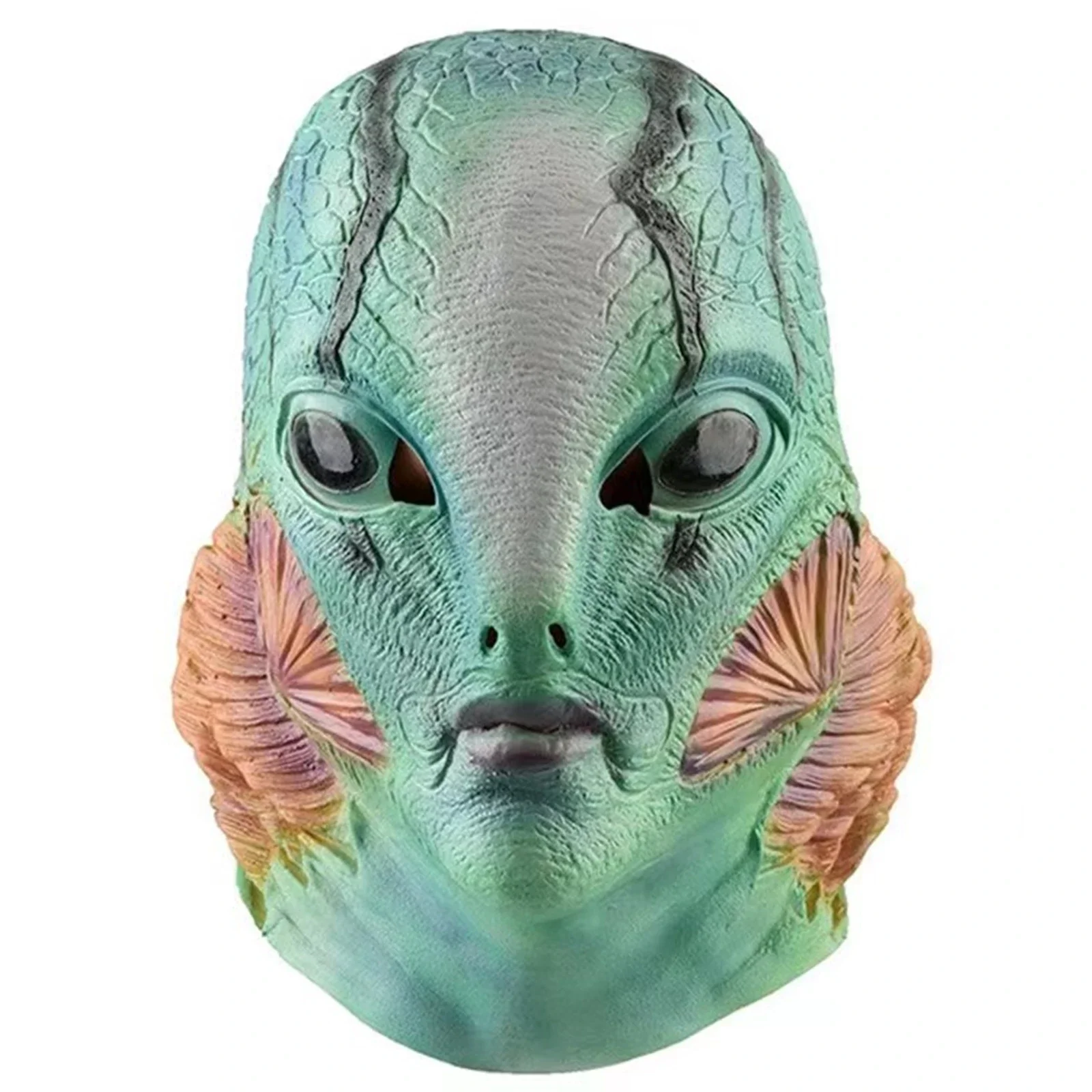 Halloween The Shape of Water Gillman Face Mask Cthulhu Mythos Mermaid Monster Latex costume Cosplay Party masquerade props Adult