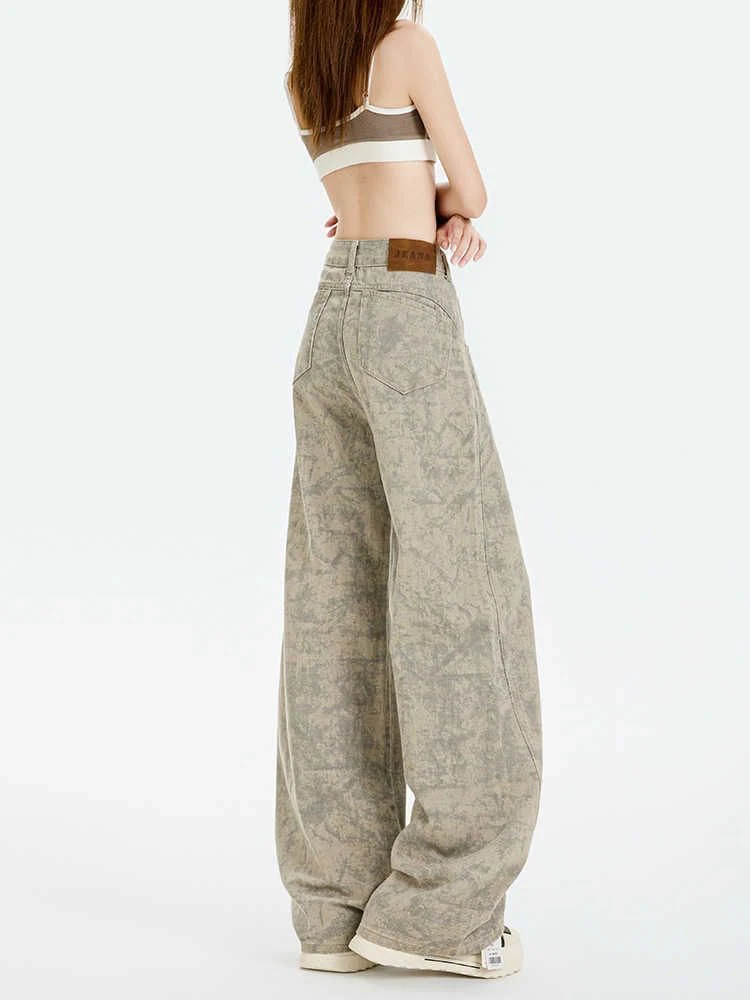 

Брюки-карго женские цвета хаки, четырехсезонная хлопковая городская рок-штапа с заклепками, красивая острая практичная уличная одежда с вышивкой Highstreet