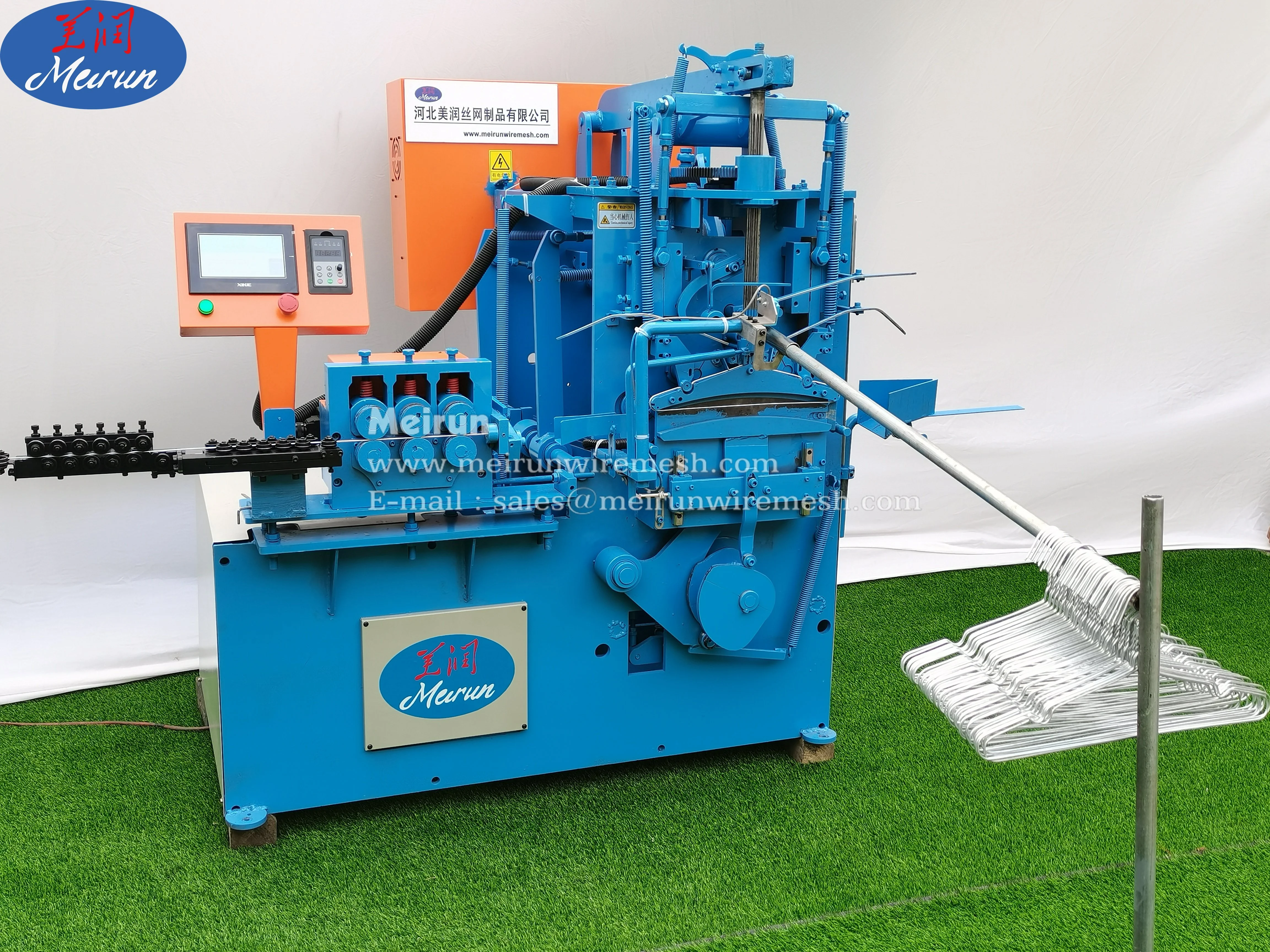 Fully Automatic Steel Iron Wire Laundry Garment Cloth Hanger Making Machine