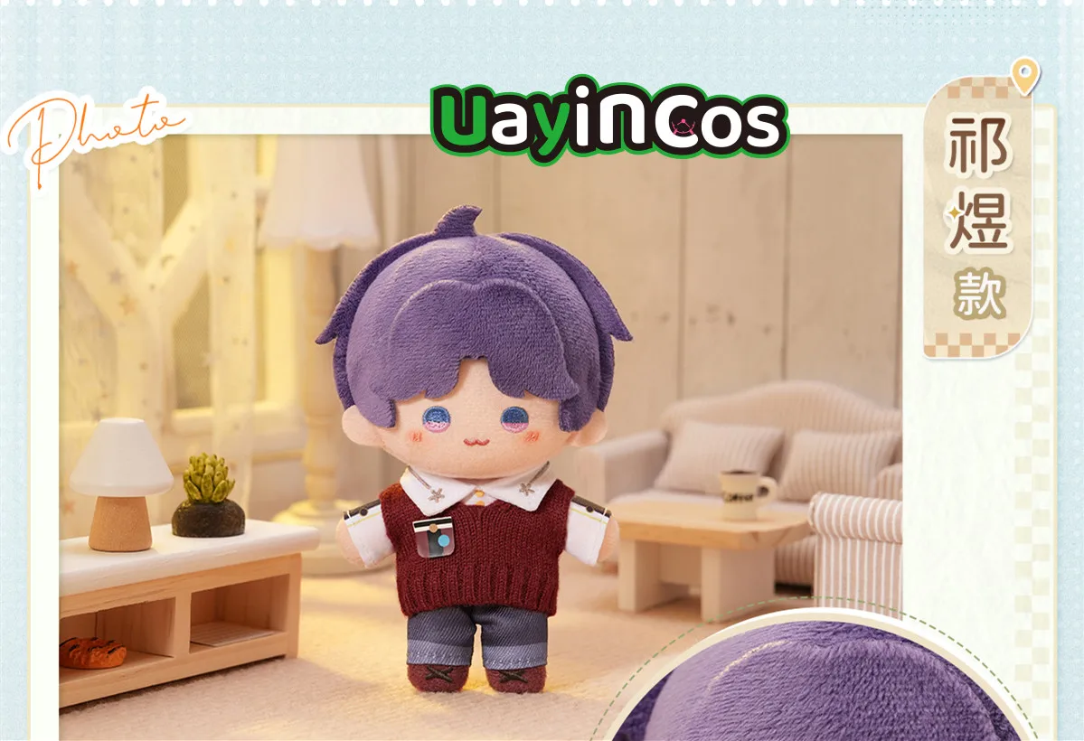 Auf Lager Offizielle Love and Deepspace Rafayel Zayne Xavier Caleb Sylus 13 cm gefüllte Plüschtiere Puppenkleidung Anime Spiel Spielzeug Kinder