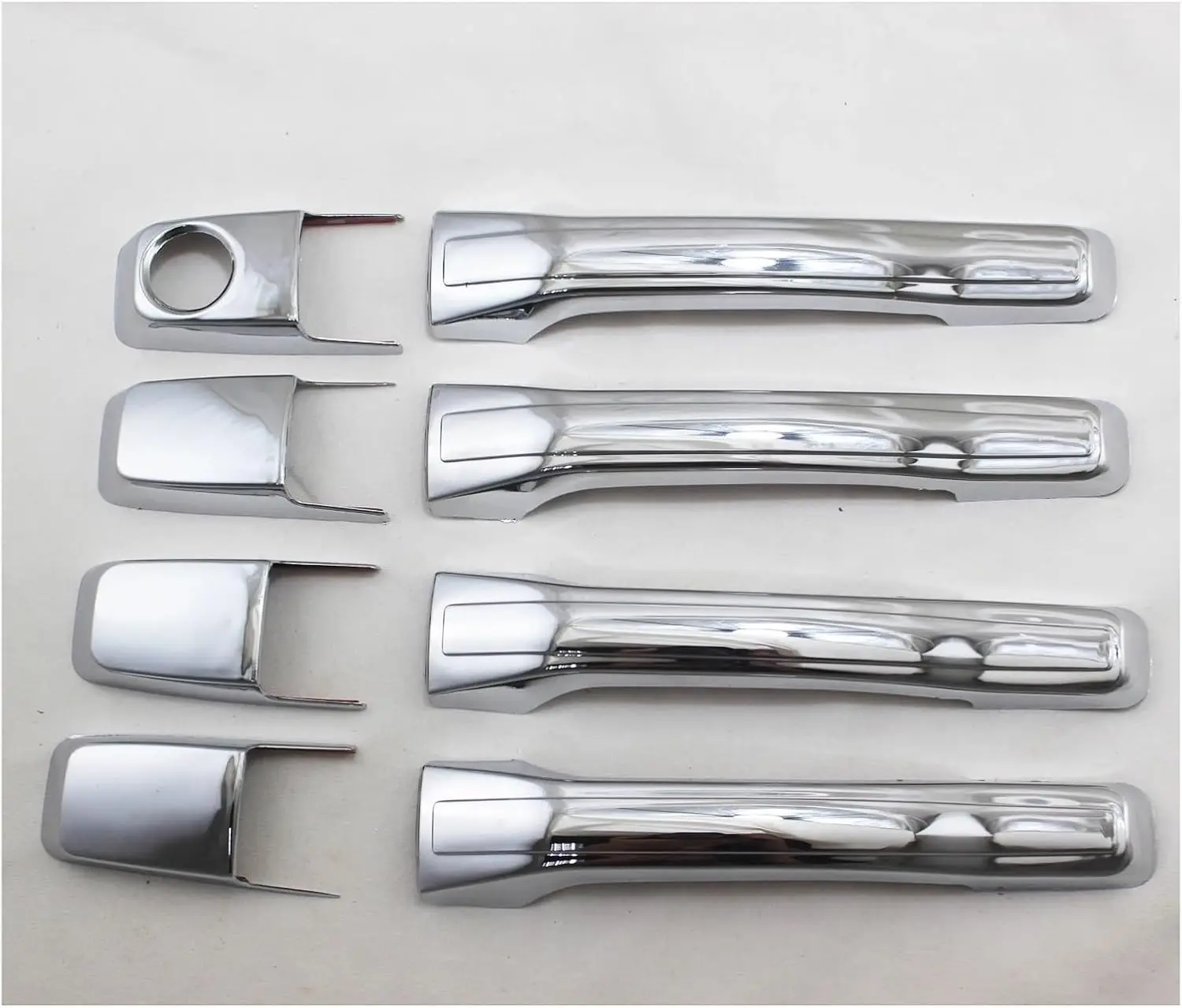 High Quality Chrome Door Handle Cover Compatible for Mitsubishi Pajero V73 2001 2002 2003 2004 2005