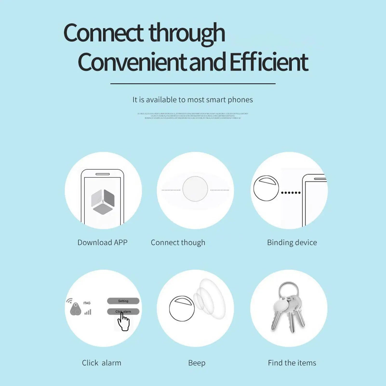 

Item Locator Two-Way Alarm Key Finder Gps Tracking Locator Anti-loss For Luggage Suitcases Backpack Wallet Kids Pets Dog Cat