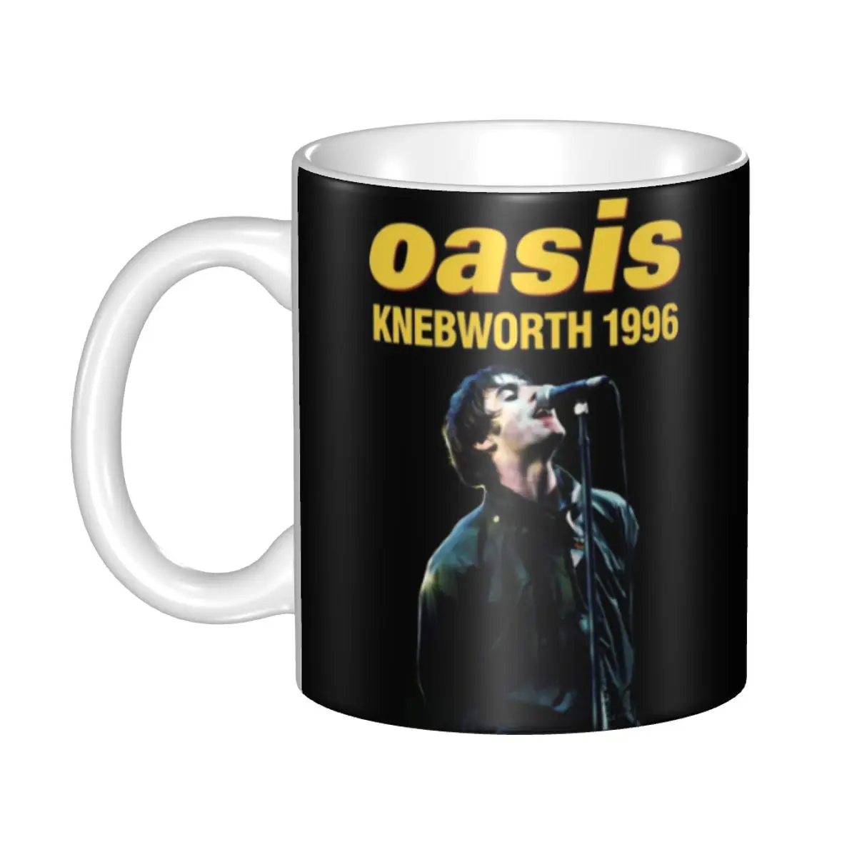 

DIY British Rock Band Oasis Ceramic Mug Custom Coffee Cup Creative Present