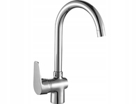 Kitchen faucet standing with movable spout Luga U Chrome