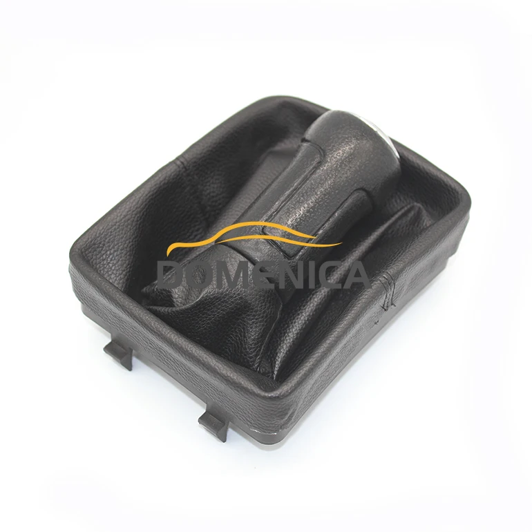 5-Gang-Schaltknauf für Volkswagen VW Polo 9N 9N2 (2002–2009), Auto-Styling, manueller Hebel, Gamasche, Leder-Kofferraumabdeckung, Ersatz – Detail 17
