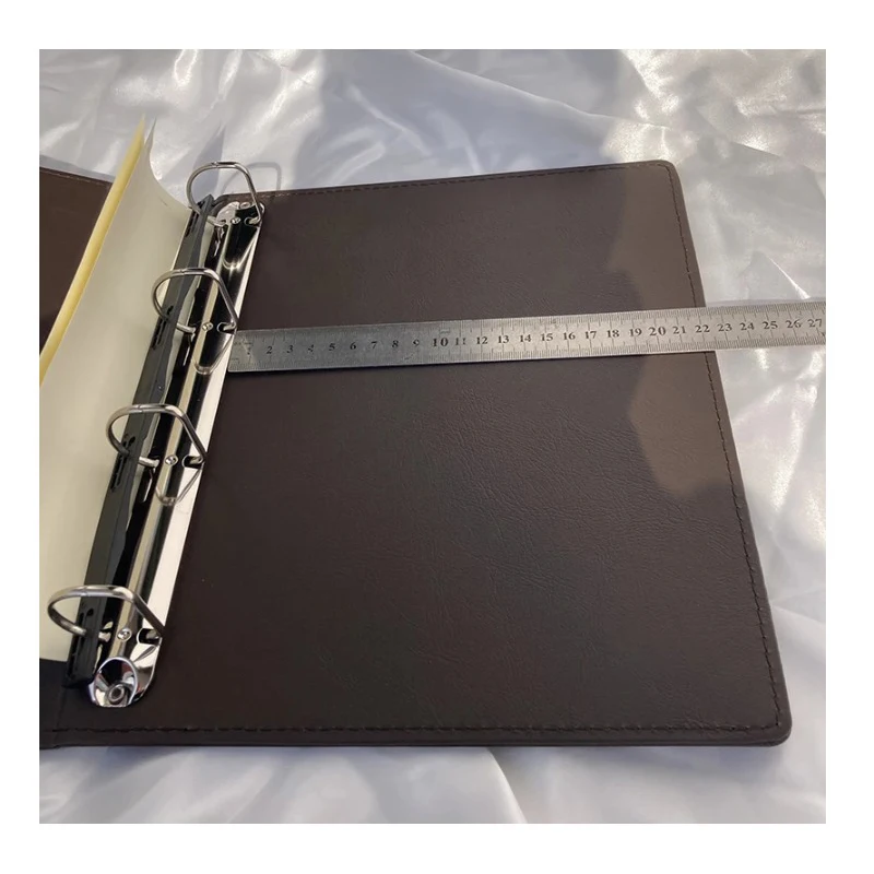 Large Capacity Leather Coin Binder Stamp Collection Album Classic Paper Money Currency Collection Album Banknote Storage Cover