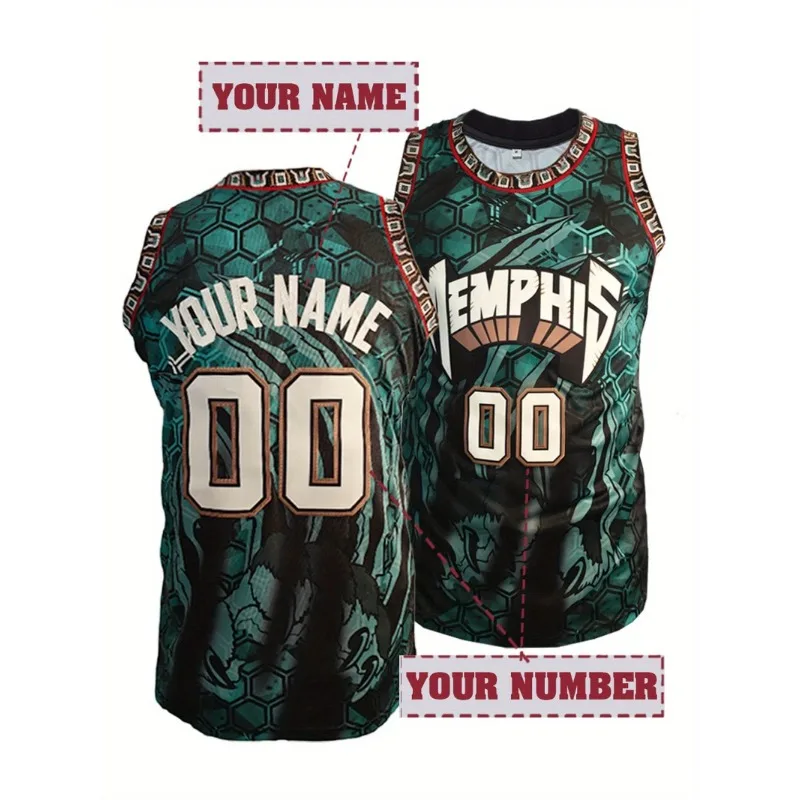 

Настраиваемый баскетбольный трикотаж — дышащий, без рукавов с индивидуальным именем и номером, спортивный топ для тренировок и соревнований