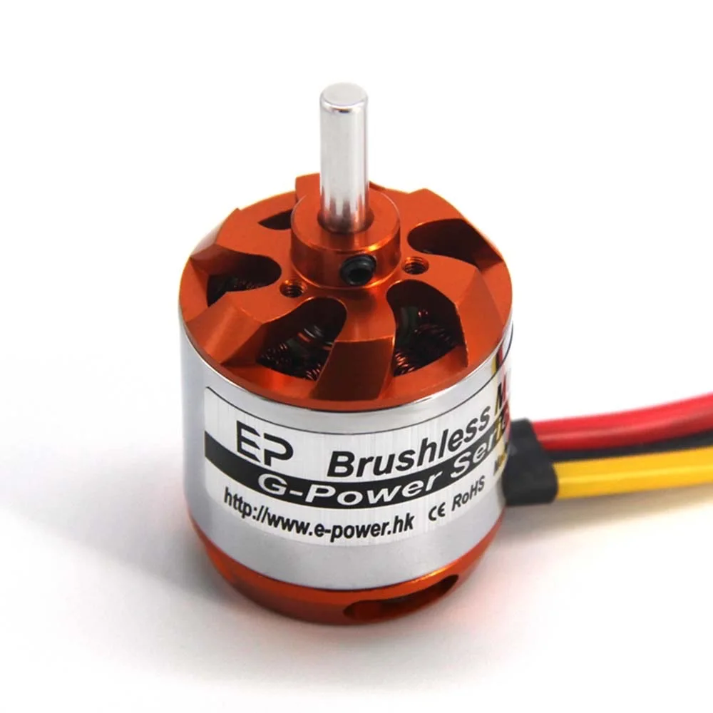 RC Motor D2836 2836 750KV 880KV 1100KV 1500KV Brushless Motor 4S Lipo 4mm Shaft Diameter Suitable for 40A ESC Fixed-Wing Drones