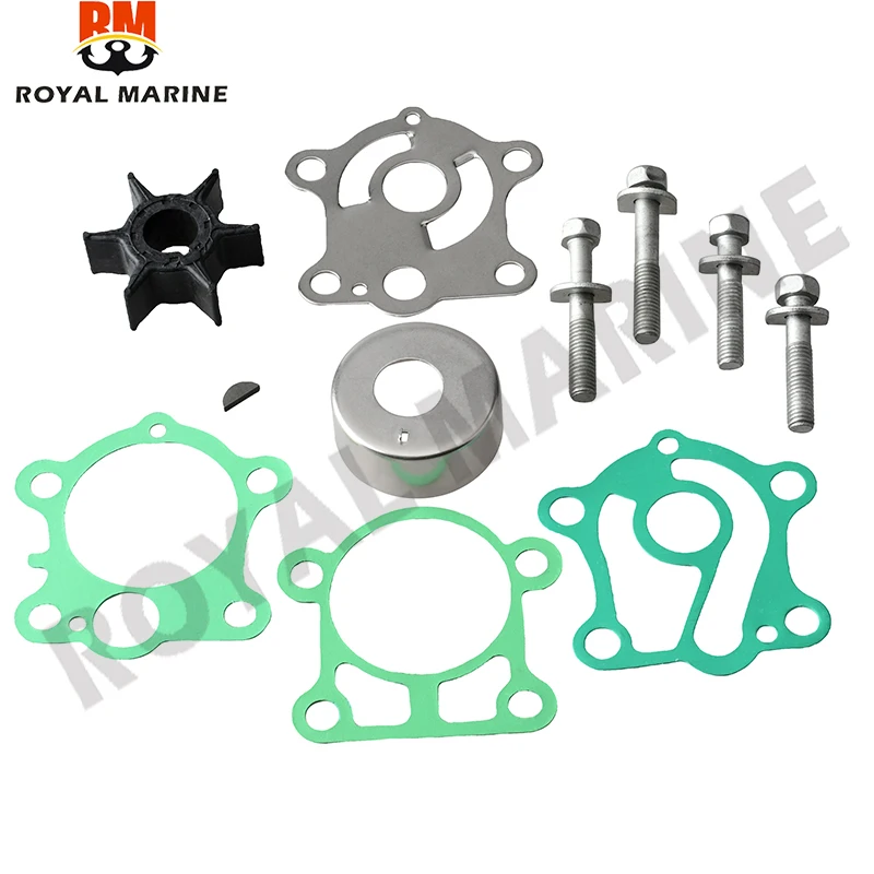 6J8-W0078 Water Pump Impeller Service Kit For Yamaha Outboard 15/30HP 6J8-W0078-A1 6J8-W0078-A2 6J8-W0078-00