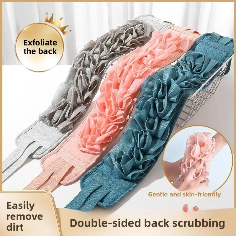 

Полотенце-мочалка 2-в-1 для отшелушивания кожи, домашний массажер для мужчин и женщин, гипоаллергенное, для удаления грубых загрязнений и грязи