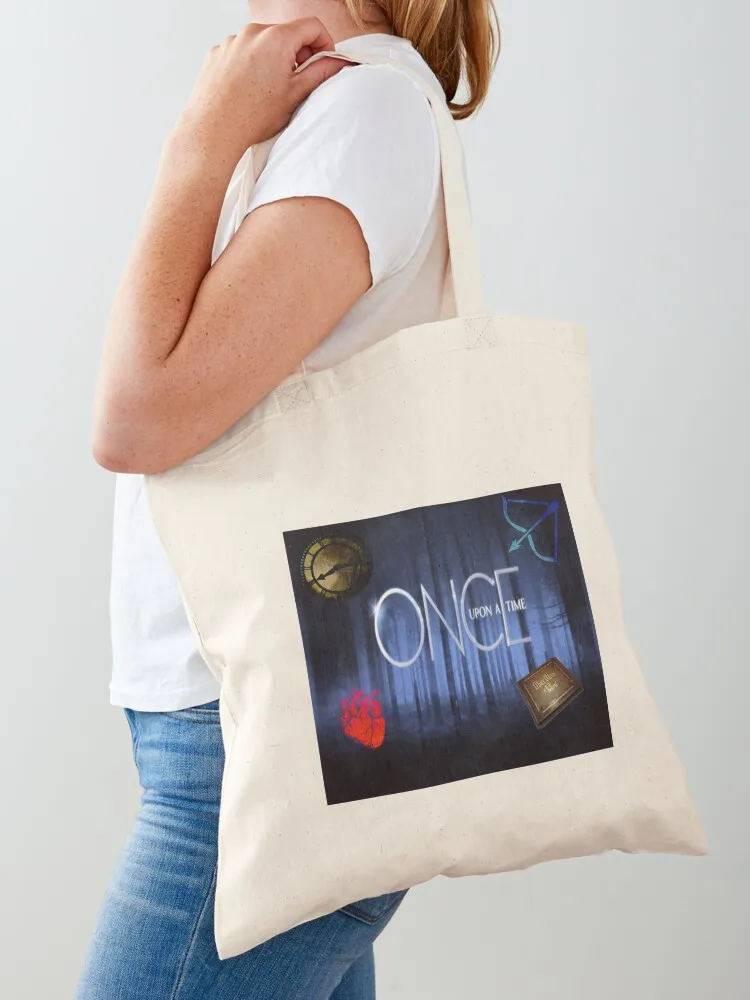 ONCE UPON A TIME Tote Bag tote bag men shopping bag logo tote canvas