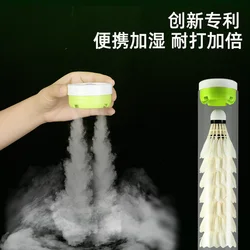 Portable Rechargeable Badminton Shuttlecock Humidifier | Quick Steam for Feather Shuttlecocks