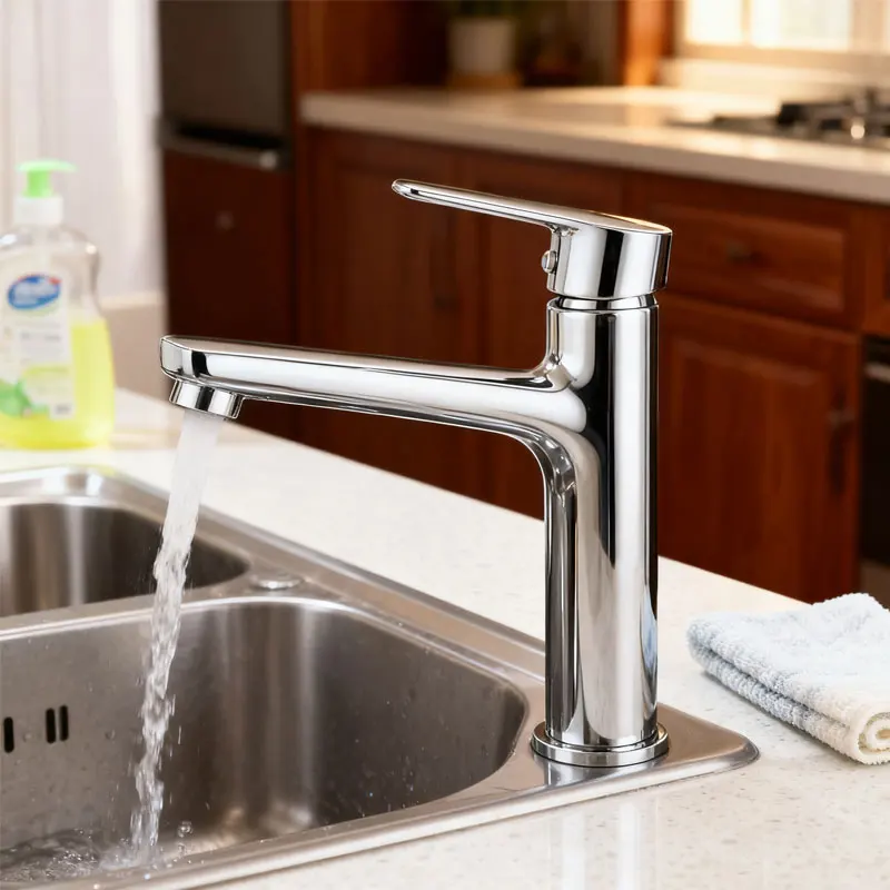 

Bathroom Accessories Faucet Hot Cold Copper Washbasin Bathroom Cabinet Single Hole Bathroom Faucet Kitchen Faucet Sink Faucet