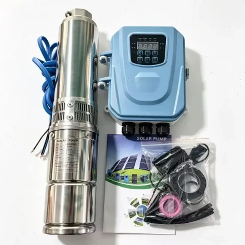 for 4 Inch 1.5KW DC Solar Water Pump Submersible Silent Pressure Agricultural Irrigation Flow Manufacturer Wholesale