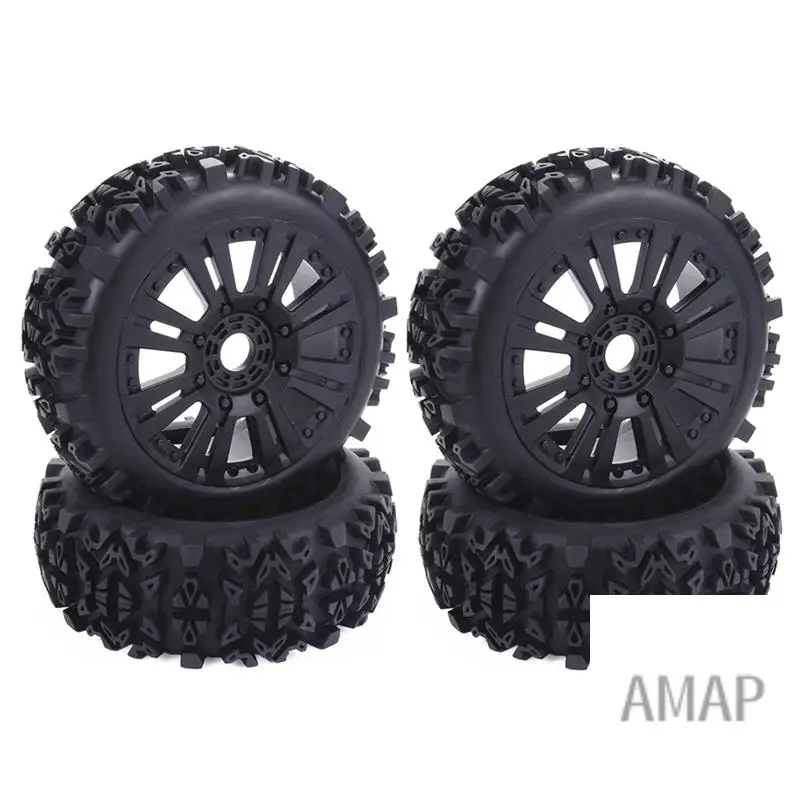 

MP-4Pcs 120 мм 1/8 RC внедорожные багги шины колеса 17 мм шестигранные для ARRMA Traxxas Redcat Team Losi Kyosho VRX HPI WR8 HSP Hobao
