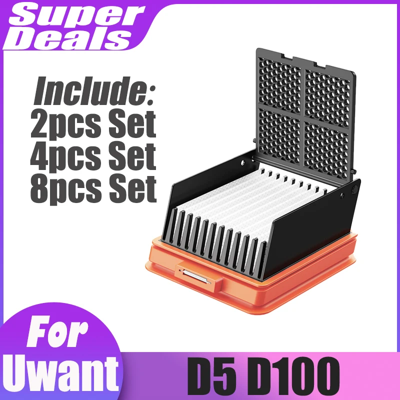 

Hepa Filter For Uwant D100 D5 Wet Dry Vacuum Cleaner Accessories Replacement Spare Parts Kit