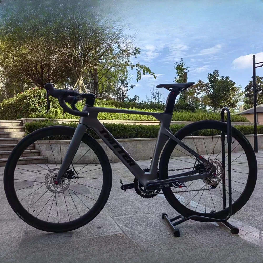 

TWITTER R10ETX Electronic Shifting EDS TX7100-24S Hydraulic Disc Brakes T800 Carbon fiber road bike bicicleta bicycle велосипед