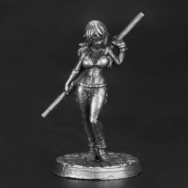 Cupronickel Metal One Piece Monkey D Luffy Model żołnierza Zabawki Figurki akcji Pulpit Statyczna ozdoba Akcesoria Gra Piece