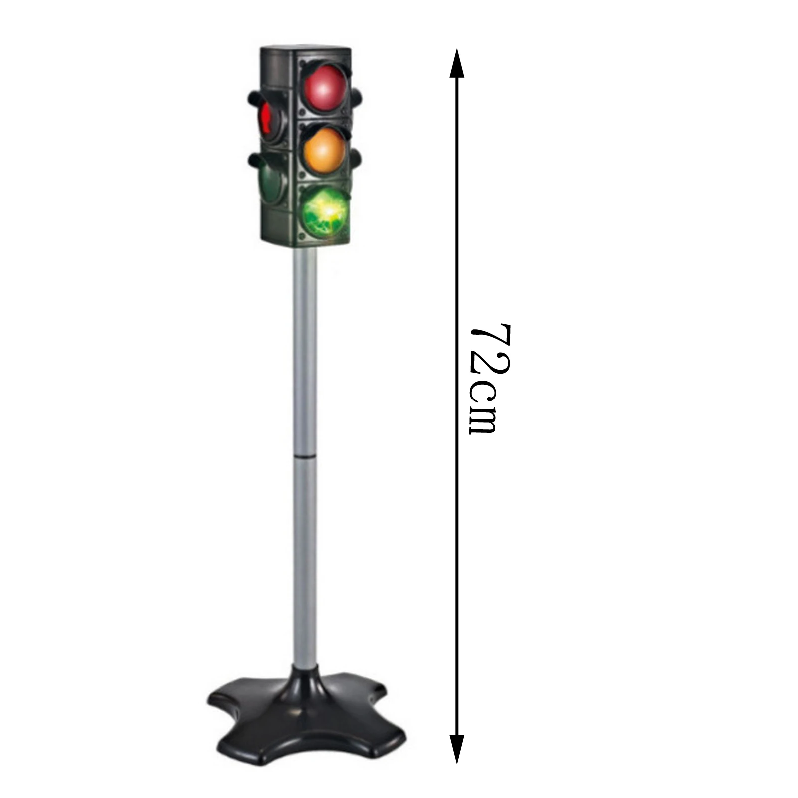 Electric Traffic Light Model with Sound and Light Traffic Rule Cognition Early Education Child Preschool Toy Props Accessories