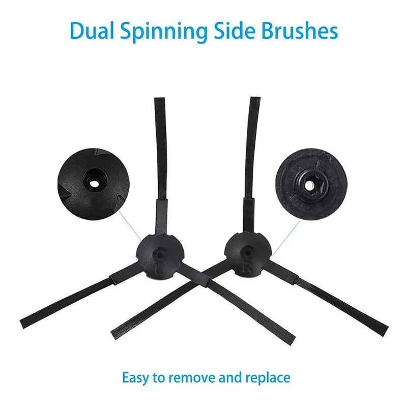 A94E-2X تصفية الجانب فرش استبدال أجزاء مجموعة ل ILIFE V3 V3S V5 V5S V5S برو مكنسة كهربائية روبوت الملحقات