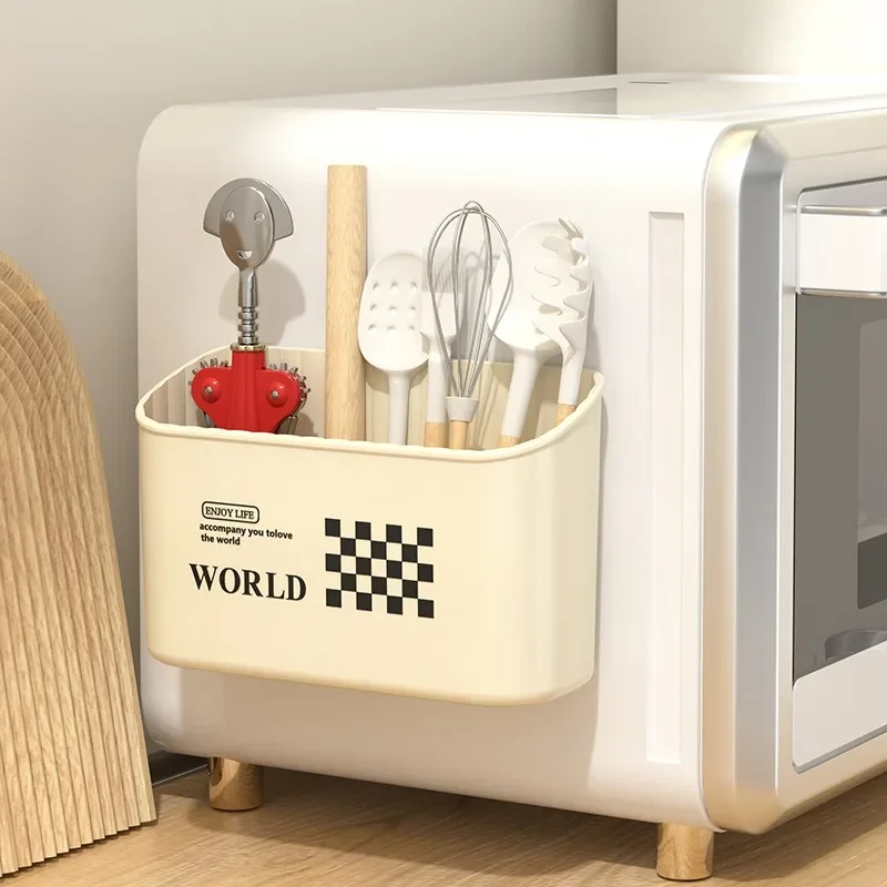 Refrigerator Magnetic Suction Multifunctional Wall Mounted Storage Box, Miscellaneous Storage Rack