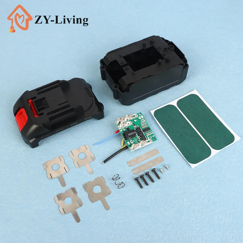 

Power Tools Case BMS 21V Battery Storage Box For Wireless Electric Angle Grinder Cutting 18650 Battery Case Without Battery