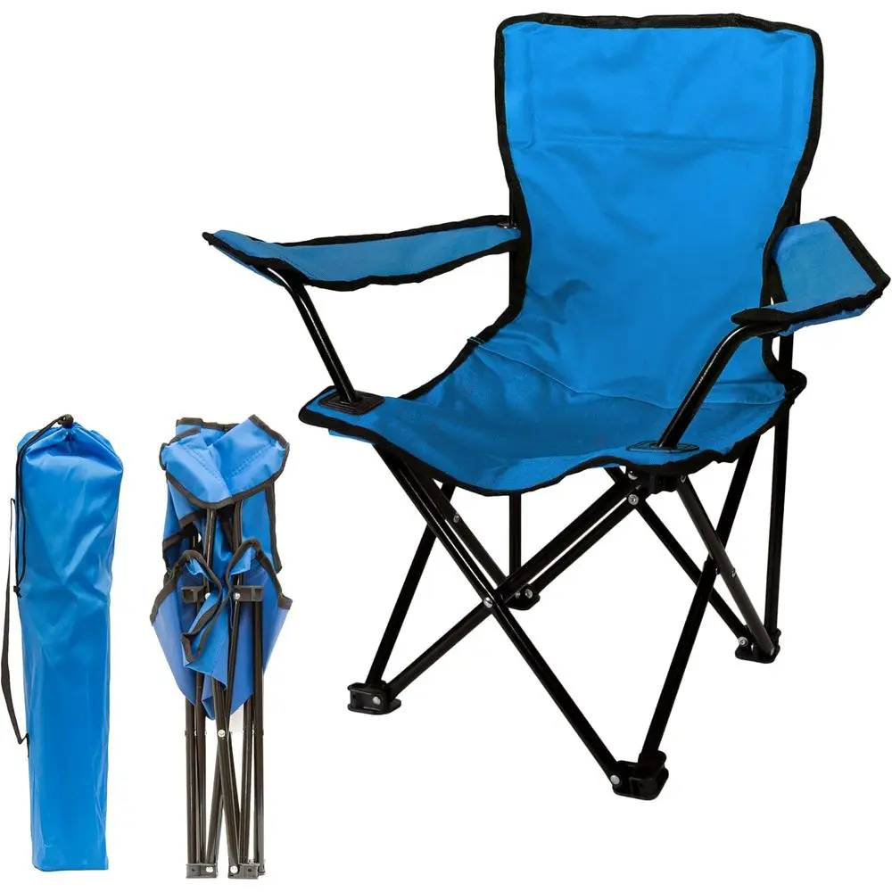 Kids Olding Chair 100 lbs. Weight Capacity - Sapphire Blue