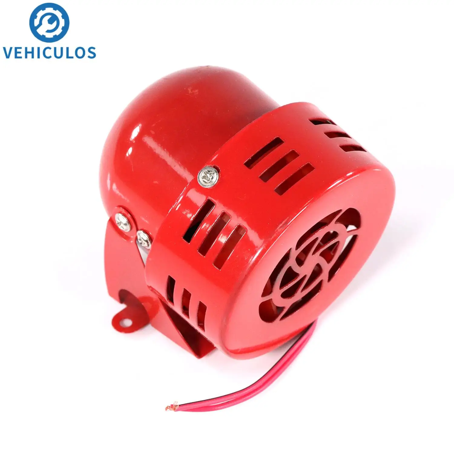 12 فولت 300DB أحمر صغير/مكامل محرك كهربائي غارة الجو الهواء هورن إنذار صوتي لشاحنة السيارات SUV قارب جرار RV ORV 100% العلامة التجارية الجديدة