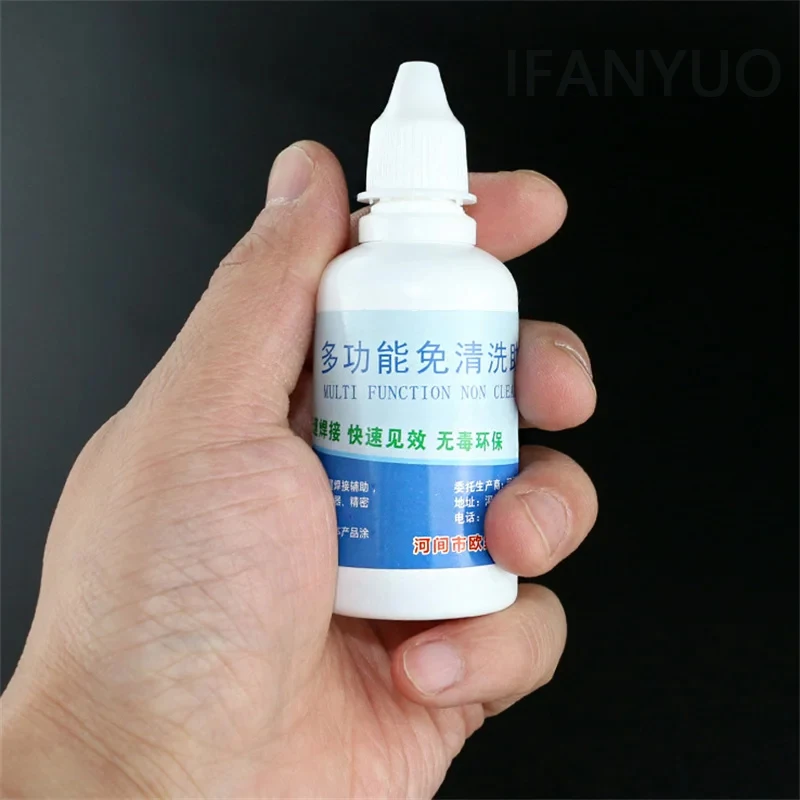 50ml/Bottle Stainless Steel Welding Flux 18650 Battery Repair Liquid Soldering Flux Copper/Iron/Nickel Small Piece Rework Tool