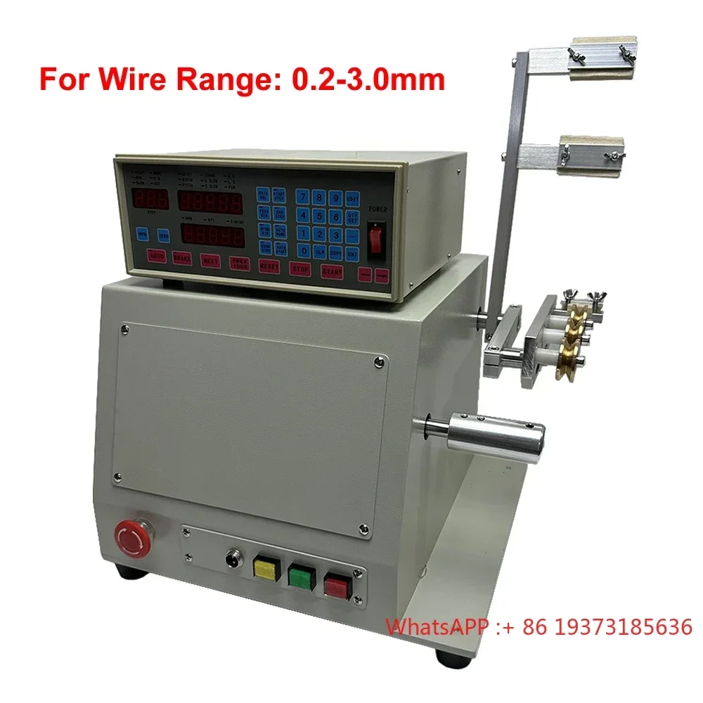 220V 110V Automatic 750W CNC Coil Winder Tools Wires Winding Machine for Cable Diameter 0.2-3.0mm