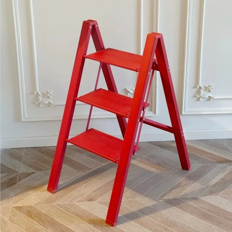 Household Ladder Household Folding Ladder Thickened Aluminum Alloy Indoor Climbing Stairs Multi-function