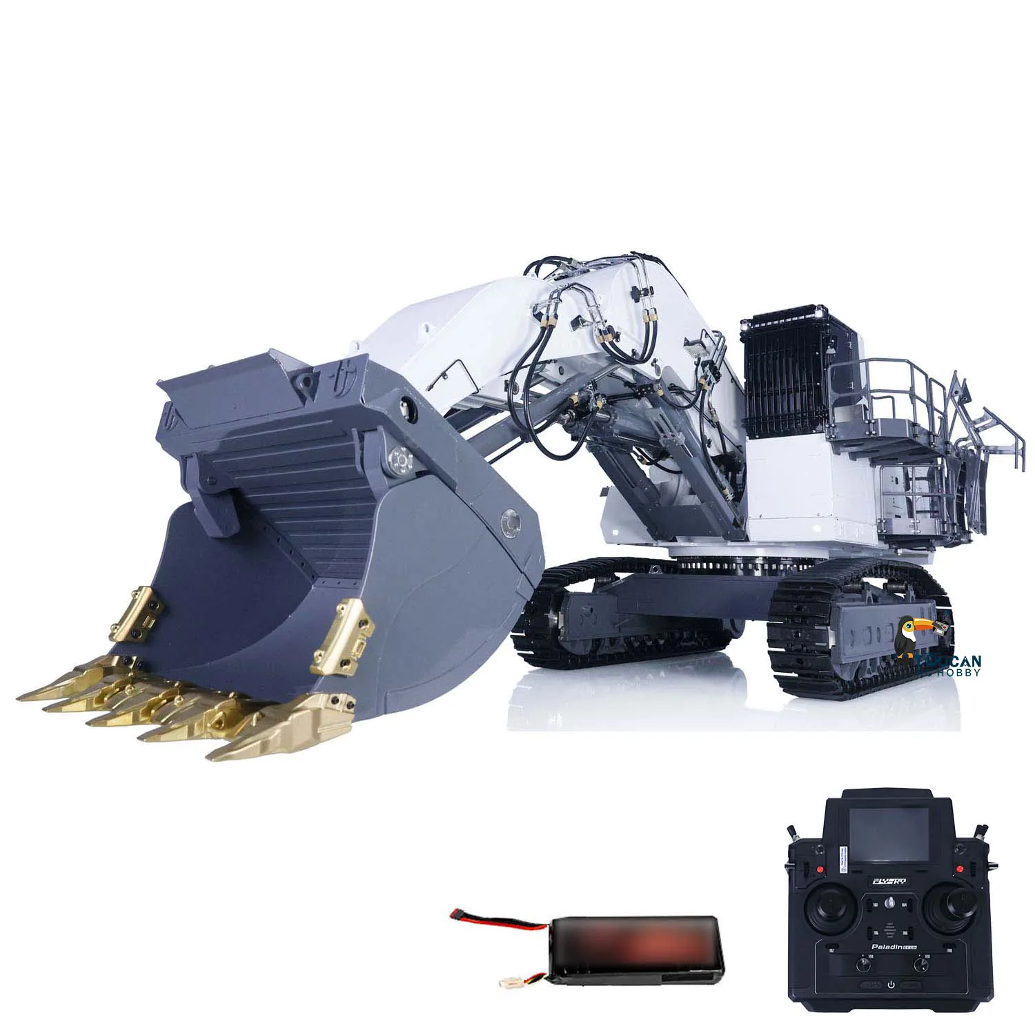 1/14 LESU Forward Shovel RC Hydraulic Excavator AOUE 9150 PL18EV Lite RTR Model New Painted  Assembled Toys Gift Battery TH22693