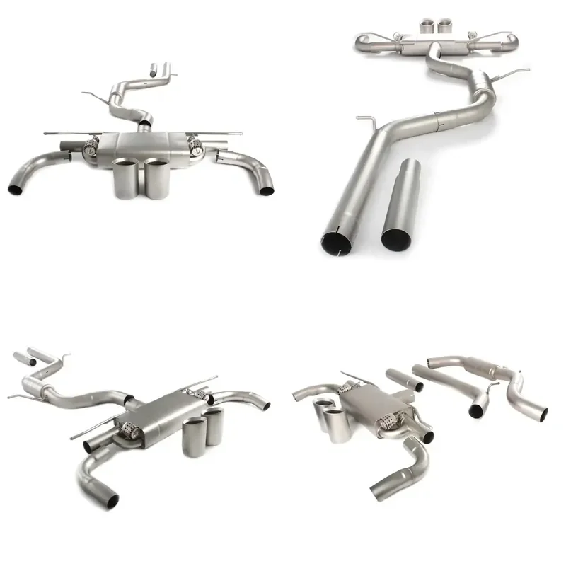 KYOSTAR SUS304 Preformen Mk8 Golf Exhaust System for VW Golf R Mk8 GTI Exhaust Catback