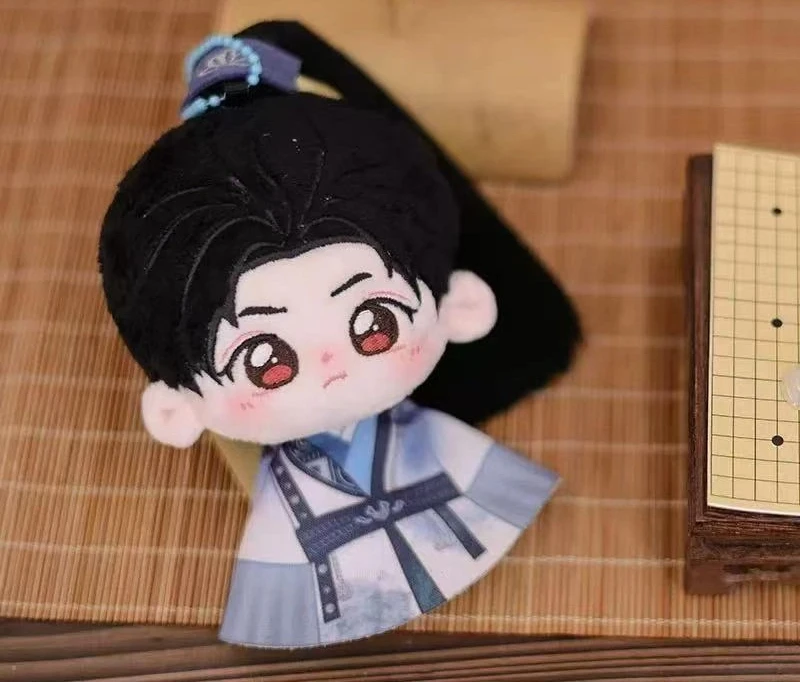 10cm 키 체인 써니 인형 애니메이션 블랙 로터스 전략 가이드 Ling Miaomiao Ziqi 코스프레 코튼 미니 인형 불가사리 바디 팬 선물