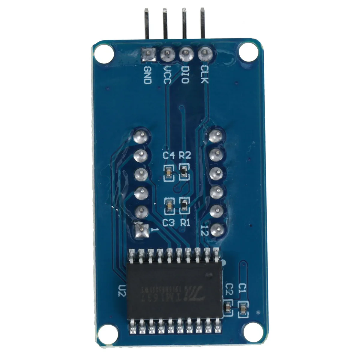 

4 Bits Digital Led Display Module Red Adjustable Tube For Clock Anode 5V 3.3V Level Control 4 Screws Mounting Hole Driver Board