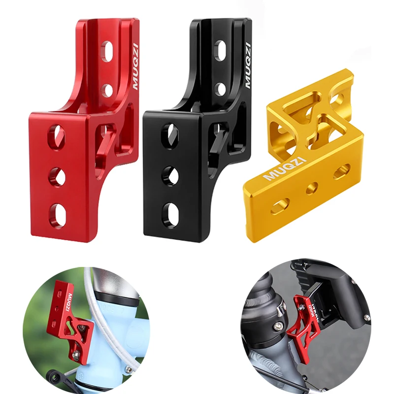 Bike Bag Carrier Raise Adapter Kit For Brompton DAHON Folding Bike Front Bag Carrier Rising Mount Holder Bike Accessories