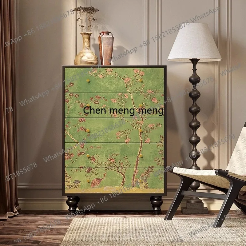

RR American Drawers Cabinets Storage Pantry Console Bedroom Luxury Lounge Trendy Cabinets Decor Perfume Hallway Vitrina Furnitur