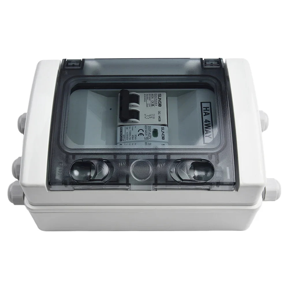 IP65 Surge Protection PV DC Isolator Switch 1000V 2P40A Solar Voltage Protection Housing Solar Power Isolator Switch