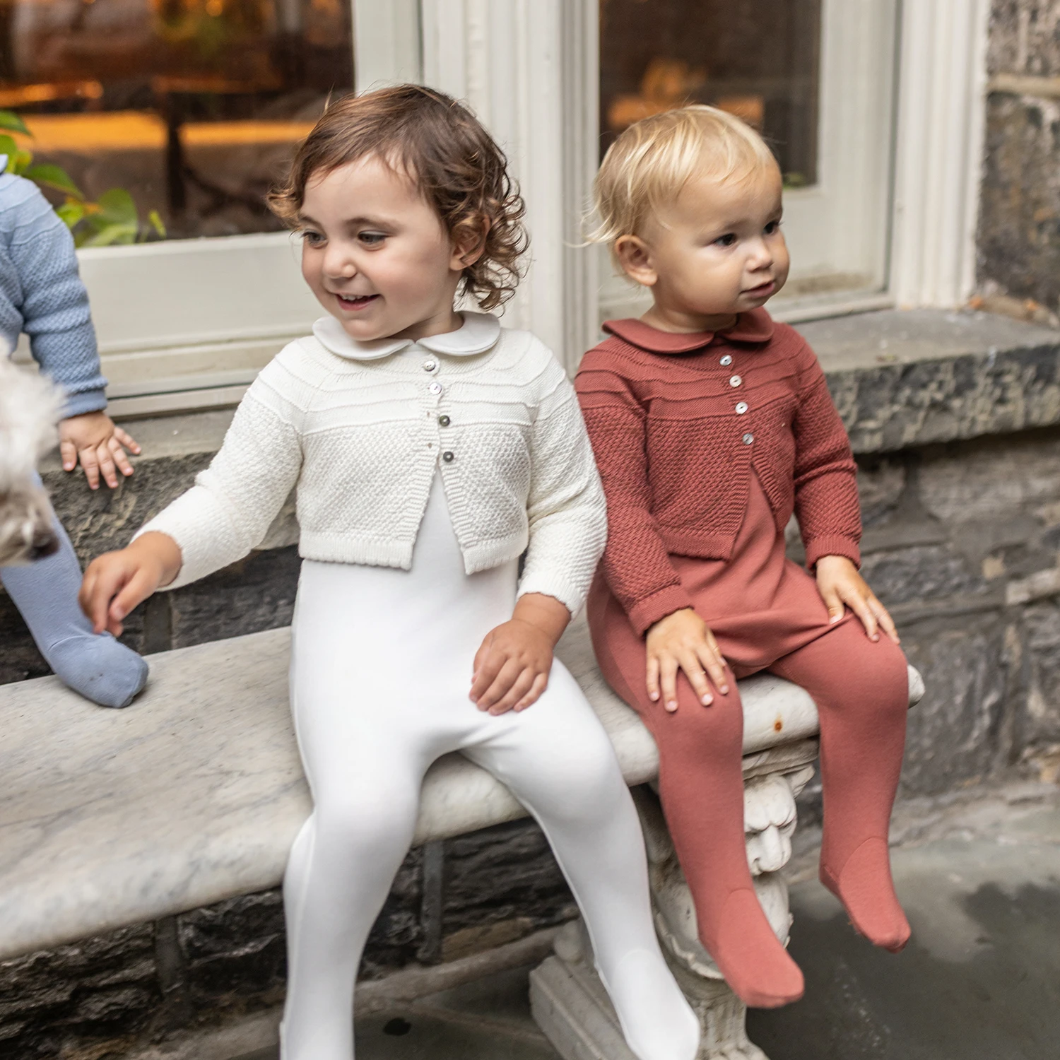 AP Baby Collection AW26 Baby Kids Modal Romper Cute Knitting Cardigan
