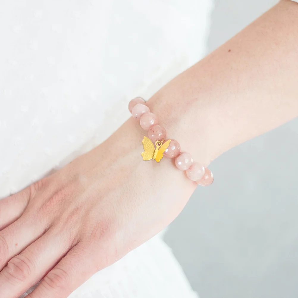 

100 шт., подвеска в виде бабочек, принадлежности для самостоятельного изготовления, медные подвески, аксессуары для изготовления ювелирных изделий, ожерелье, браслет, шпилька для рукоделия