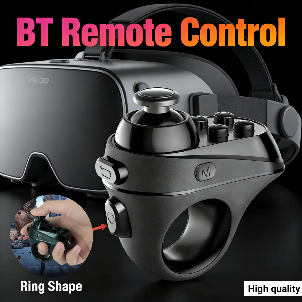 

Беспроводной VR-геймпад R1 Ring Shape Bluetooth 4.0 для смартфонов iPhone/Android, дальность действия 10 м, аккумулятор 180 мАч