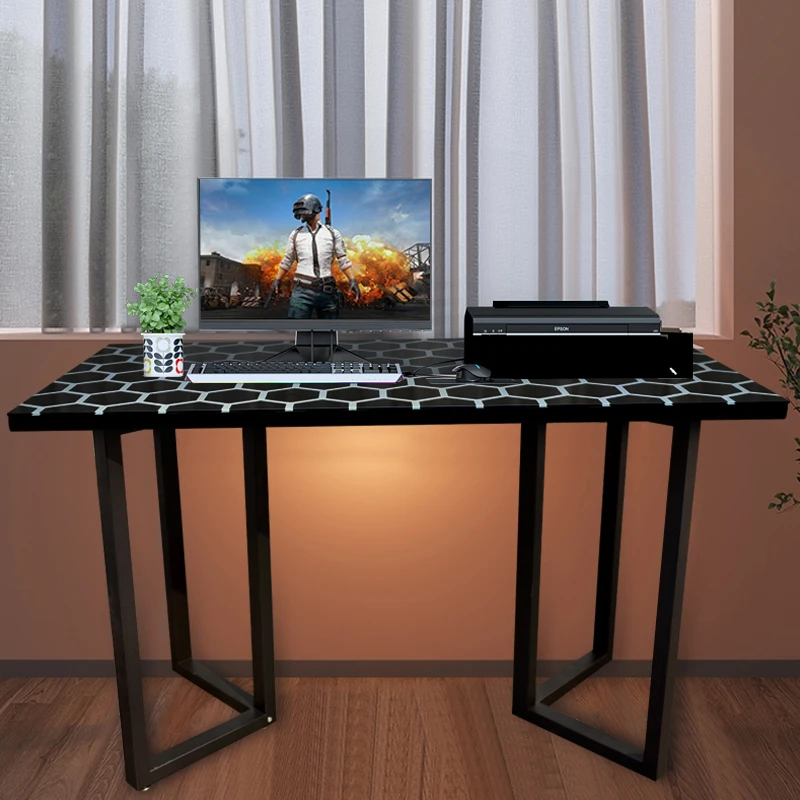 Modern touch-sensitive luminescent table Bar Entertainment Music Restaurant Luminescent river table with commercial end table