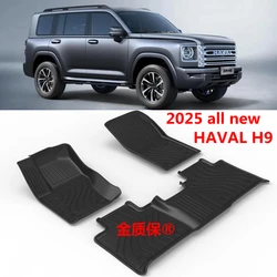 Use for 2025 new HAVAL H9 car carpet new H9 car floor mat HAVAL H9 trunk mat Fit For new HAVAL H9 waterproof footpad floor mat