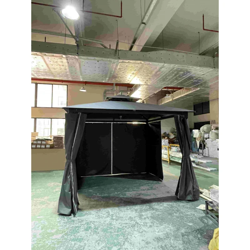 custom.Custom Heavy-Duty Sunshade Tent Garden-Resistant Portable-up Gazebo Aluminum Patio Advertising Side Sunsha
